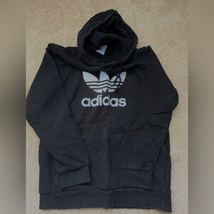 Adidas Men's Black Pullover Hoodie